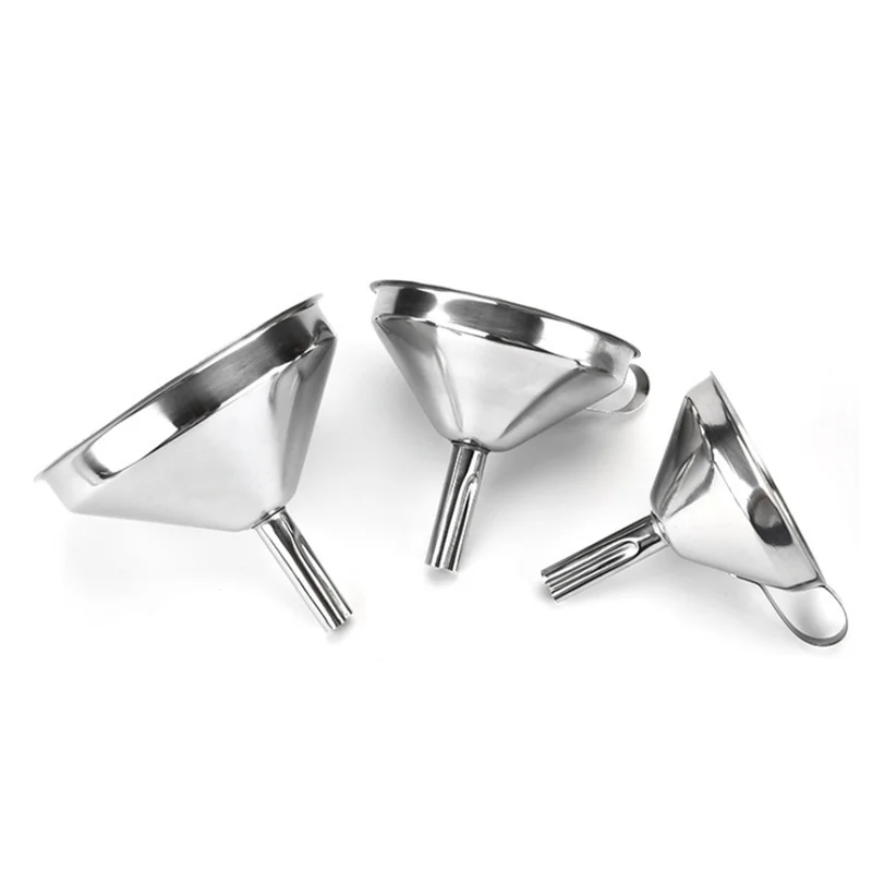 Для нанесения духов жидкой воды Нержавеющая сталь масло мед воронка с Съемный