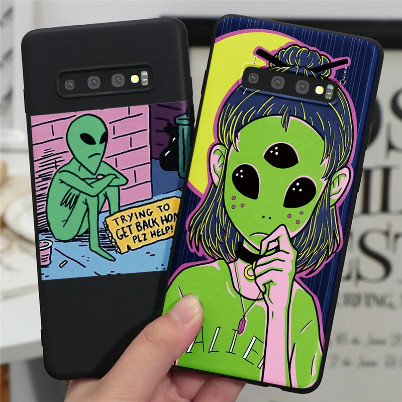 Чехол Alien для Samsung Galaxy A51 A71 A11 A21s A31 A41 A91 A10 A20 A30 A40 A50 A70 S10 S8 S9 S20 Plus Ультратонкий чехол