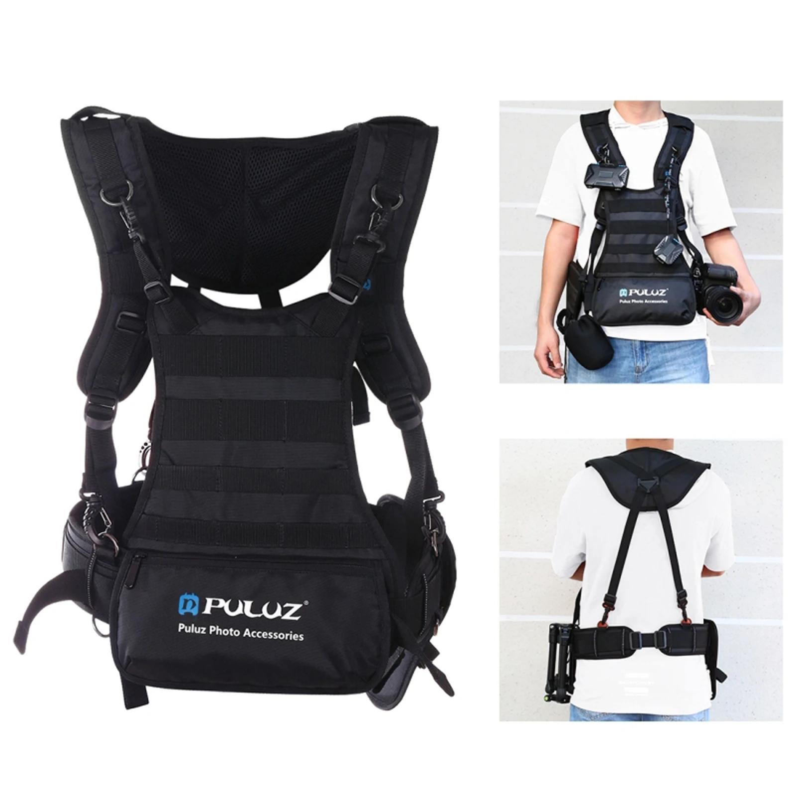 Регулируемый ремень для камеры двойной через плечо поясной SLR DSLR | Электроника