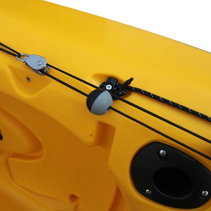 

Hot-Alloy Canoe Kayak Boat Tail Kayak Rudder Direction Foot Control Sailing Boat Parts Tool Kit Clip Buckle Thick Rope