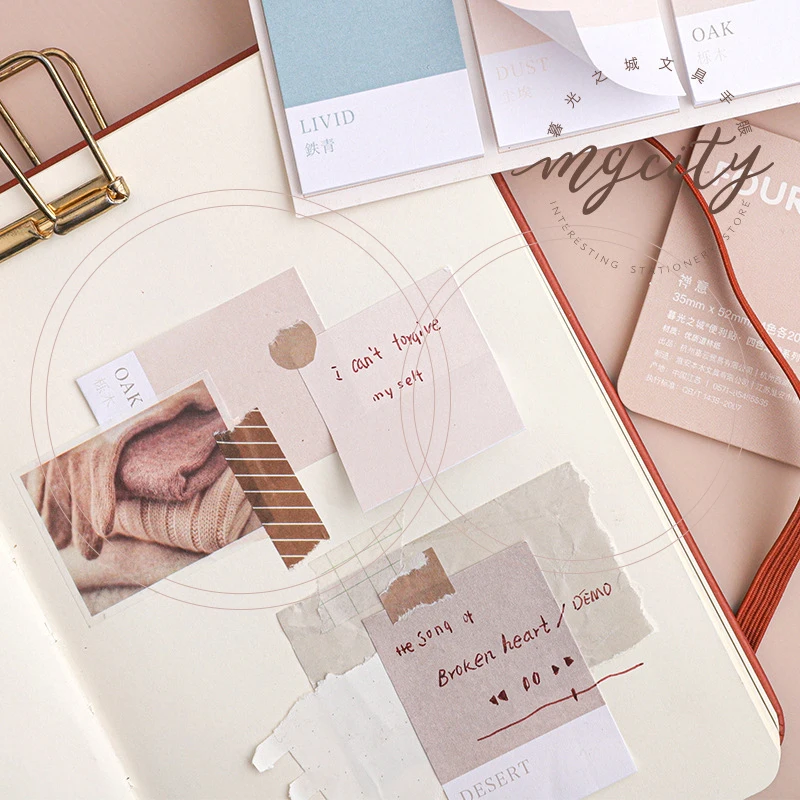 80 листов/комплект четыре цветные Стикеры для заметок индекс Блокнот закладки