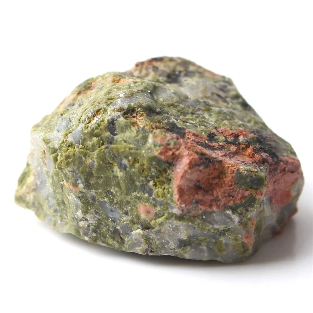 Unakite 1 шт./40-60 г натуральный Рок розовый кварц флюорит кристаллы аметиста грубый камень необработанный драгоценный камень образец минерала нерегулярные рейки заживление - Цвет: Unakite