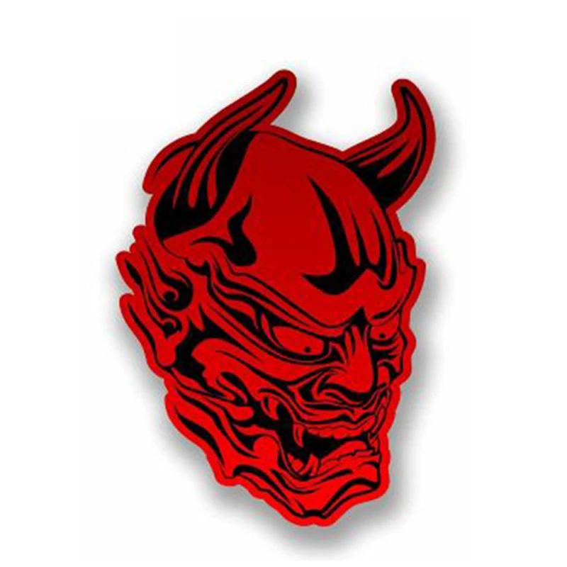

Car Styling 3D Red Devil Red Bull Vinyl Sticker Car Decal Motorbike Bike Helmet Laptop Satan Windows Accessories KK 13cm X 10cm