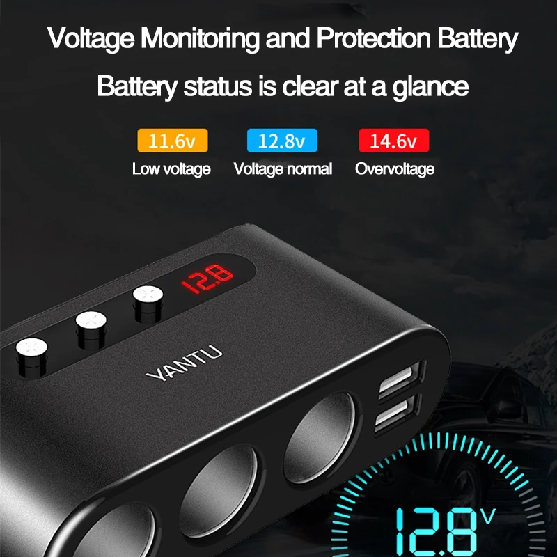 2 Порты зарядных порта USB для автомобиля Зарядное устройство 3 0 Мобильный телефон