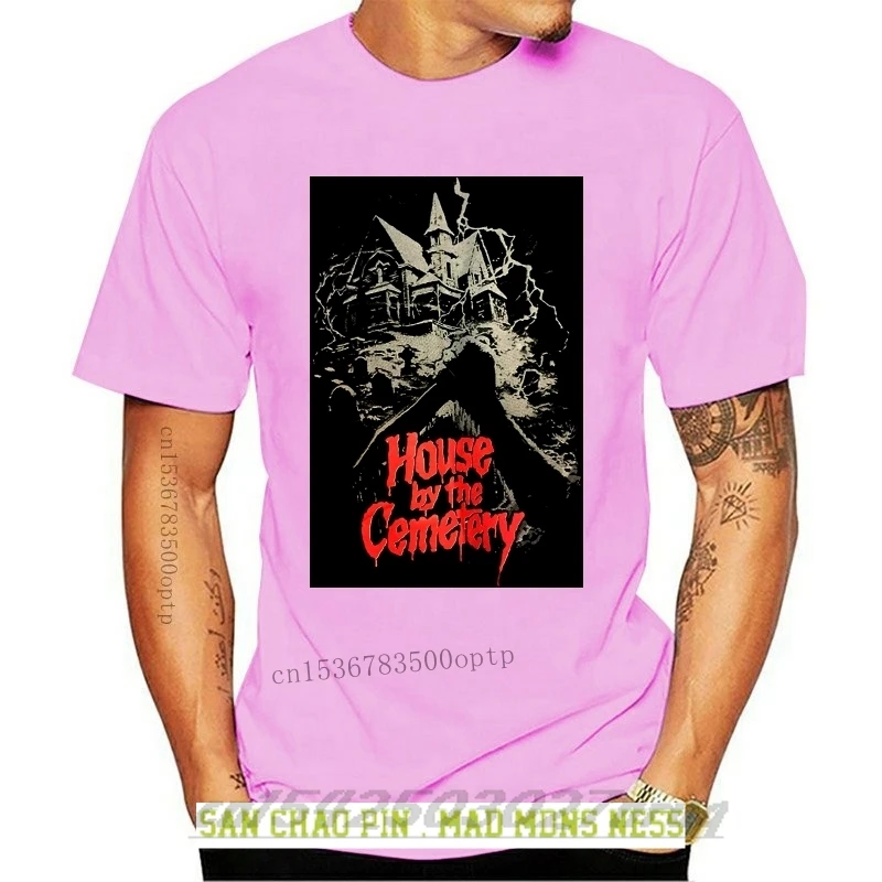 

Мужская хлопковая футболка с принтом House By The cemets, дизайнерская брендовая полосатая футболка с короткими рукавами, 2020