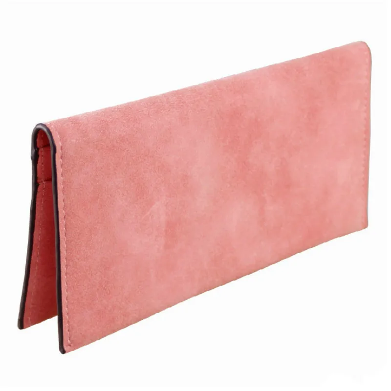 Тонкий Для женщин длинный кошелек клатч женский Портмоне для монет матовый