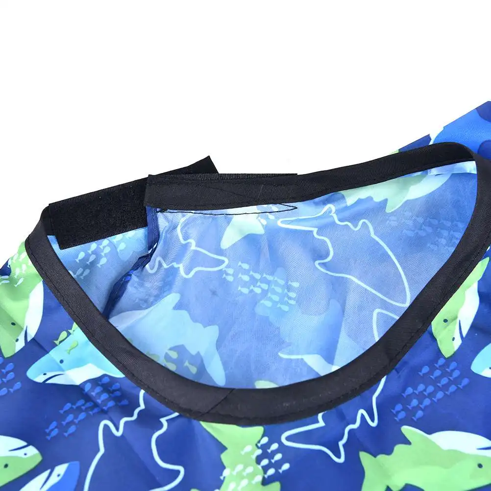 

Kids Salon Hairdressing Hair Cutting Gown Cape Dolphin Barber 78x69cm Children Hairdresser Waterproof
