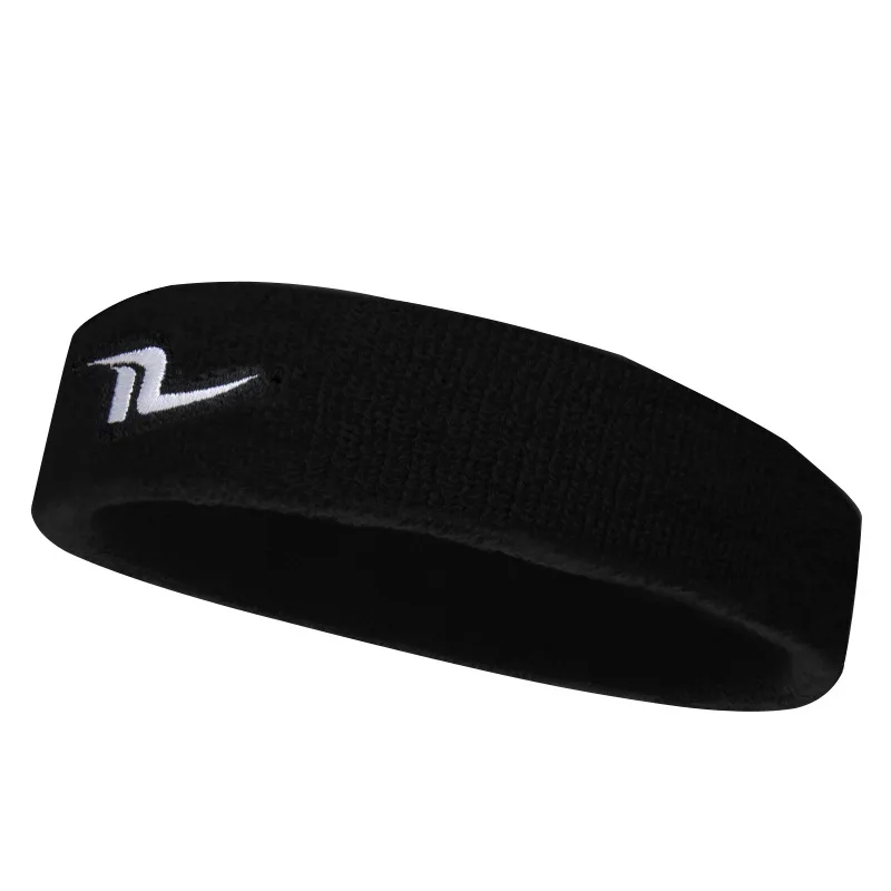 

Sports Hairband Widened Embroidery Sweat Absorbent headband Running Yoga Band Sweat Band Cotton Hair Protector For Men and Women