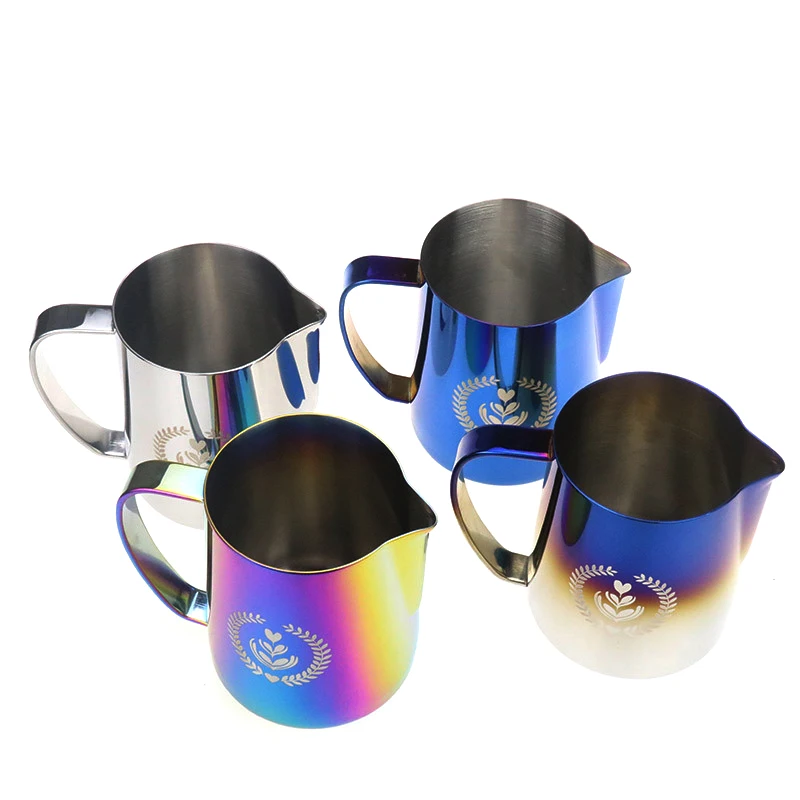

Espresso Steaming Pitcher 350/600ML, Espresso Milk Frothing Pitcher,Coffee Milk Frothing Cup, Coffee Steaming Pitcher