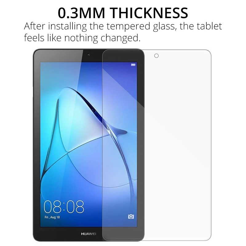 2 шт закаленное стекло для защиты экрана Huawei MediaPad C5 8 0 T1 7 Honor 5 Water Play Tablet Защитная
