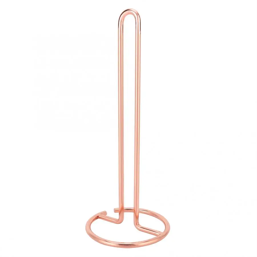 Золотые полки цвета розового золота металлические стойки просто рулонный