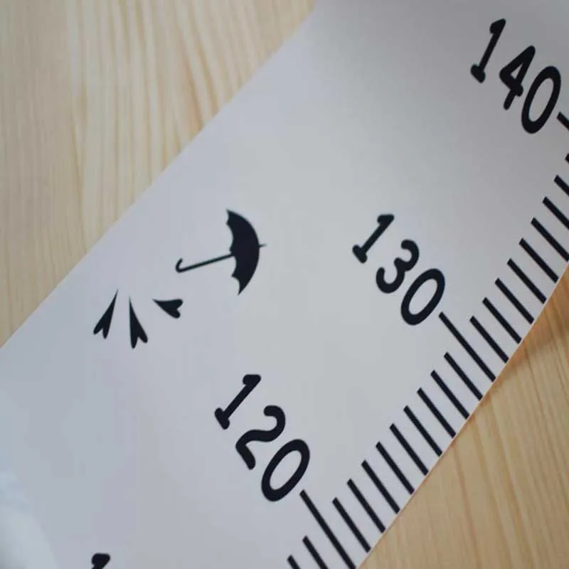 

Baby Child Kids Height Ruler Kids Growth Size Chart Height Chart Measure Ruler Wall Sticker for Kids Room Home Decoration Hang