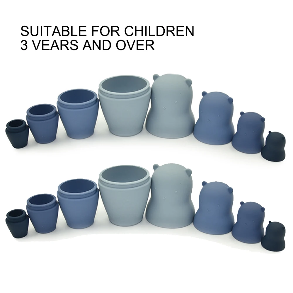 Silicone Russian Nesting Dolls Matryoshka Babushka Hand Animal Poupee Russe for Kids Gifts Doll Home Decor 2021 | Игрушки и хобби