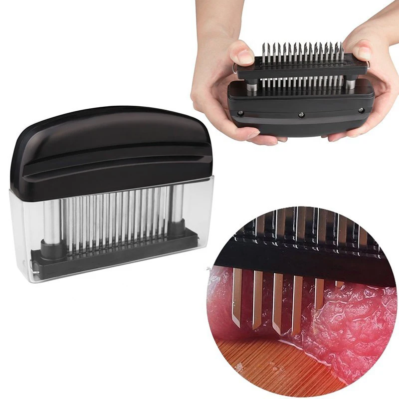 

48 Blades Needle Meat Tenderizer Stainless Steel Knife Meat Beaf Steak Mallet Meat Tenderizer Hammer Pounder Kitchen Cook Tools