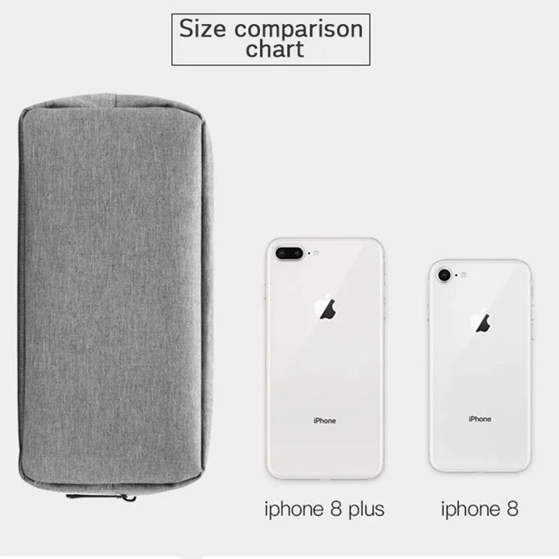 Дорожный органайзер для наушников сумка хранения кабеля цифровая на молнии