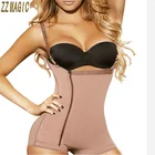 Fajas Колумбийская постхирургическая компрессионная корректирующая одежда для тела с боковой молнией Скульптурное цельное латексное Скульптурное Боди женское