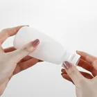 Полиэтиленовая дорожная бутылка, Портативный Гибкий легко Сжимаемый пластиковый контейнер для ванной, герметичный прозрачный матовый 6 размеров