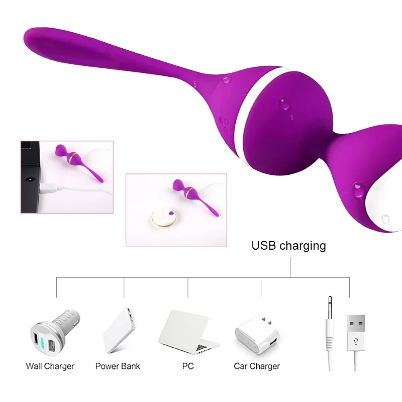 Вибрационное яйцо Кегеля с дистанционным управлением вагинальный мяч