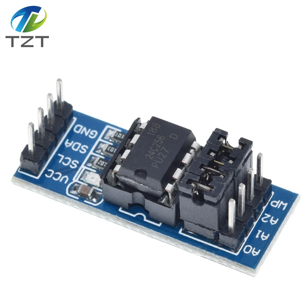 Модуль памяти TZT AT24C256 I2C IIC интерфейс EEPROM 8P чип индикатор источника питания