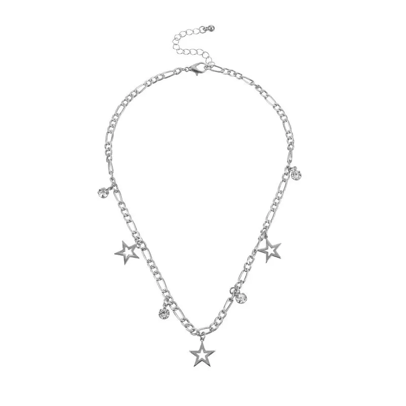 

Fashion Five-Pointed Star Trendy Female Necklace Personality And Temperament Accessories Wedding Fine Jewelry Gift For Women
