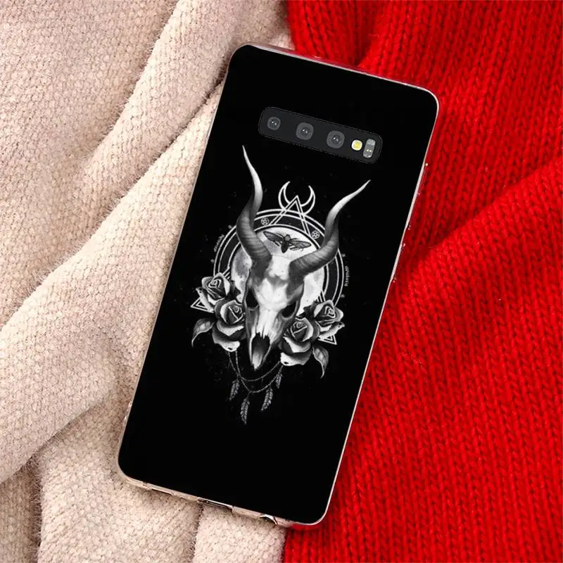 

gothic fantasy artprint Phone Case Transparent for Samsung A71 S9 10 20 HUAWEI p30 40 honor 10i 8x xiaomi note 8 Pro 10t 11