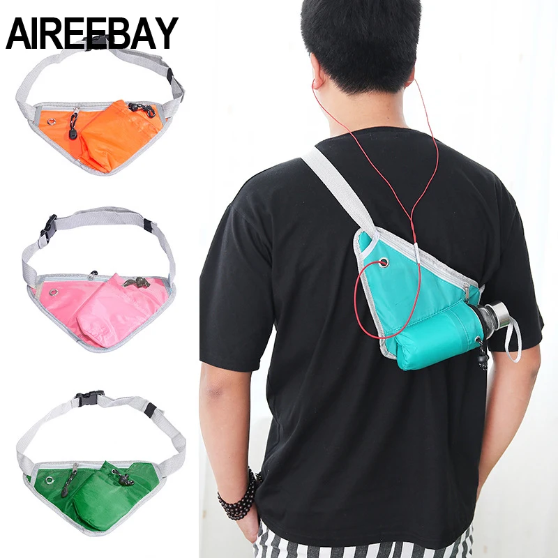 Поясная Сумка AIREEBAY для телефона бега Спортивная поясная сумка мужчин фитнеса с