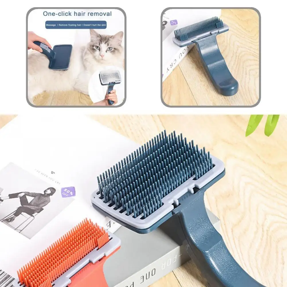 

Износостойкая портативная износостойкая пластиковая расческа для собак