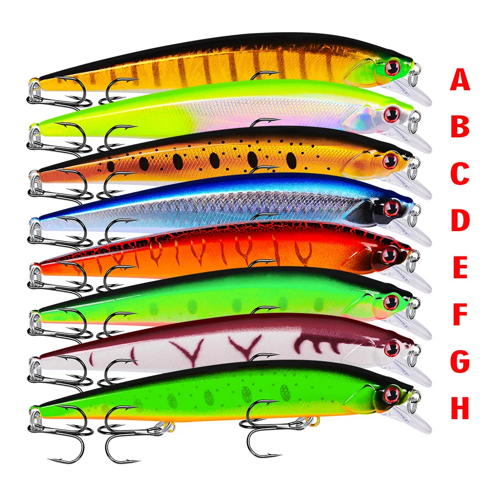 

Minnow Fishing Lures 14cm 18.5g High Quality Hard Baits good Action Wobblers