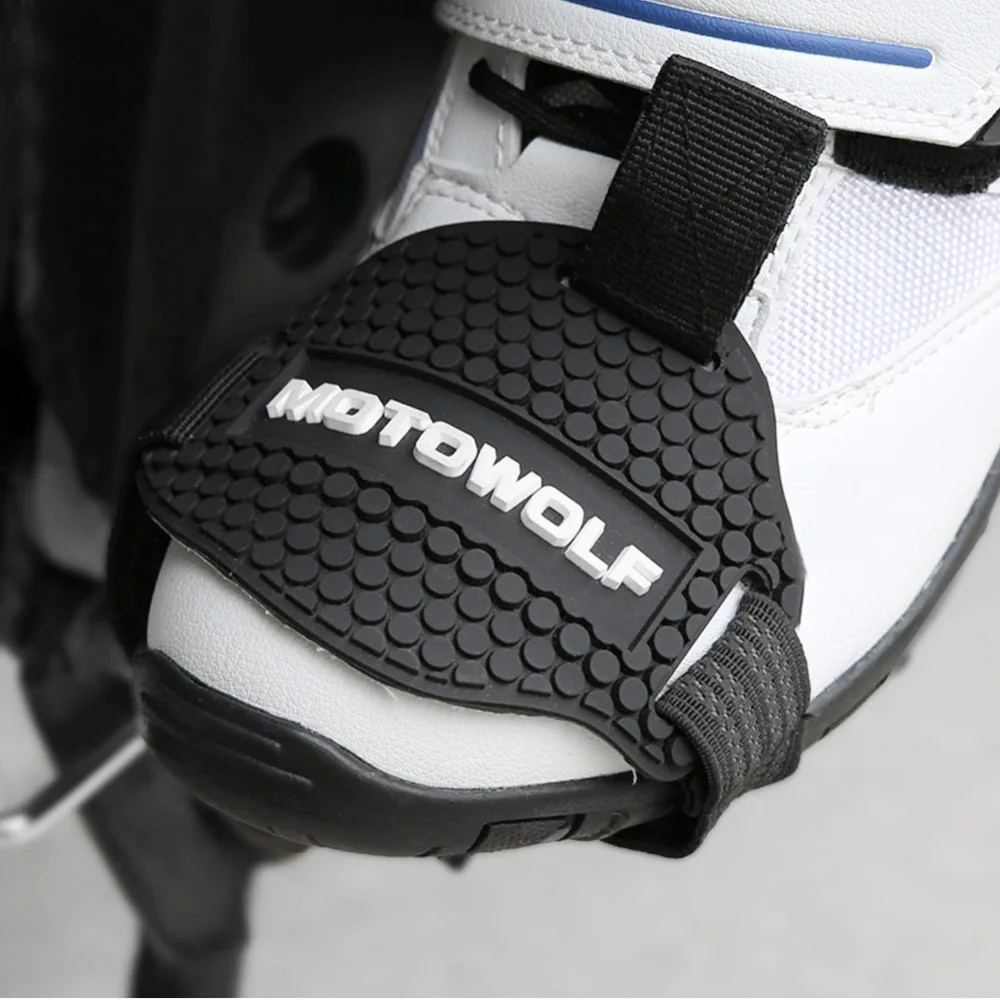 

Wear-resisting Rubber Motorcycle Gear Shift Pad Riding Shoes Scuff Mark Protector Motorbike Boots Cover Shifter Guards