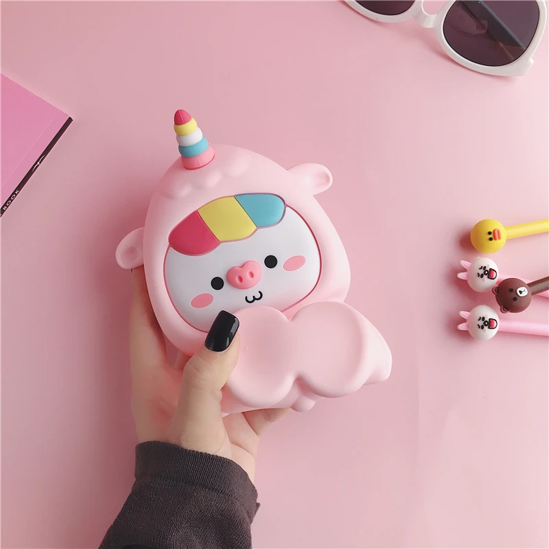 Милые Мультяшные косметички для женщин милый единорог косметичка чехол девочек