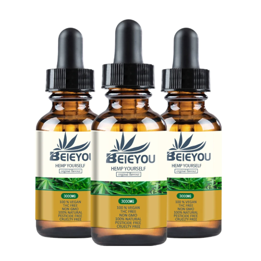 30ml 3000mg Essential Oils Hemp Seed Oil Herbal Drops No CBD Extract Organic for Pain Relief Help Sleep Anxiety | Красота и здоровье