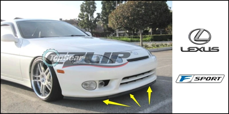 Дефлектор губ бампера для Lexus SC 300 400 430 1991 ~ 2020 передняя юбка спойлера ДЛЯ