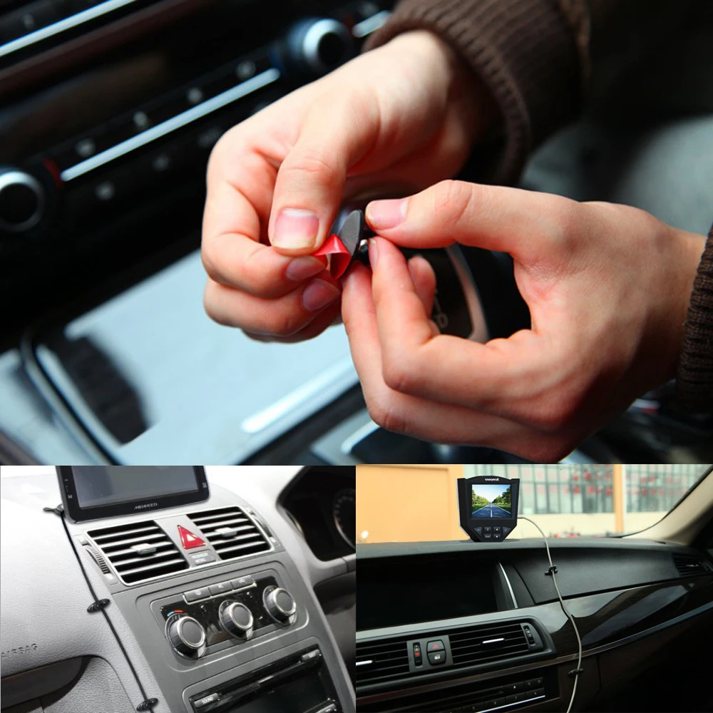 8 шт. автомобильные самоклеящиеся зажимы для наушников и кабелей|storage headphones|storage