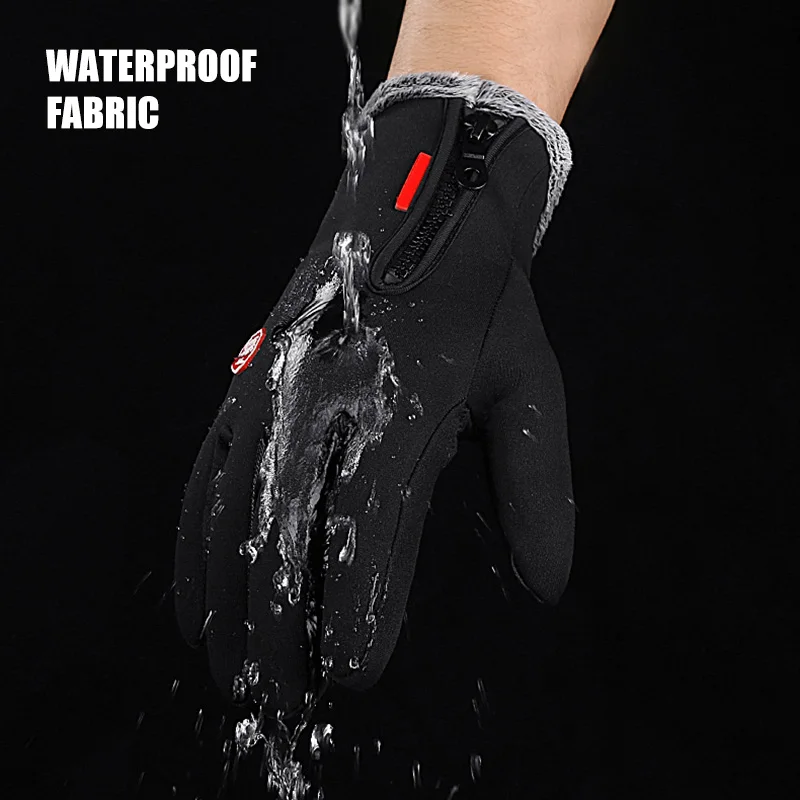 

Windproof Touching Screen Warm Winter Gloves Non-Slip Cycling Ski Gloves Unisex XR-Hot