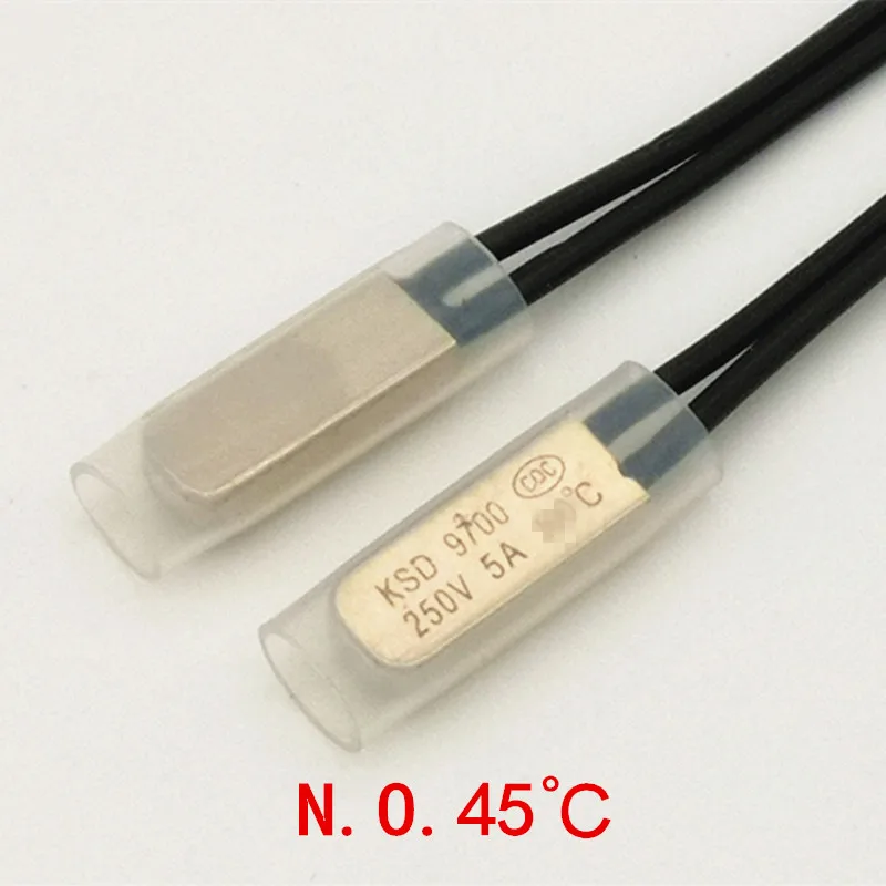 10 шт./лот) 45C KSD9700 Нормально открытый термостат переключатель температуры