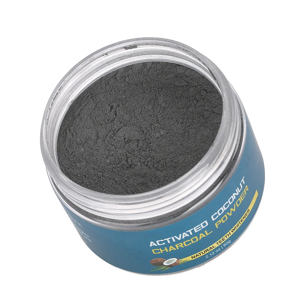 60g Teeth Whitening Powder Activated Carbon Coconut Shell Oral Hygiene Fashion Clean Stains Tooth Powder Products Beauty Health images - 6