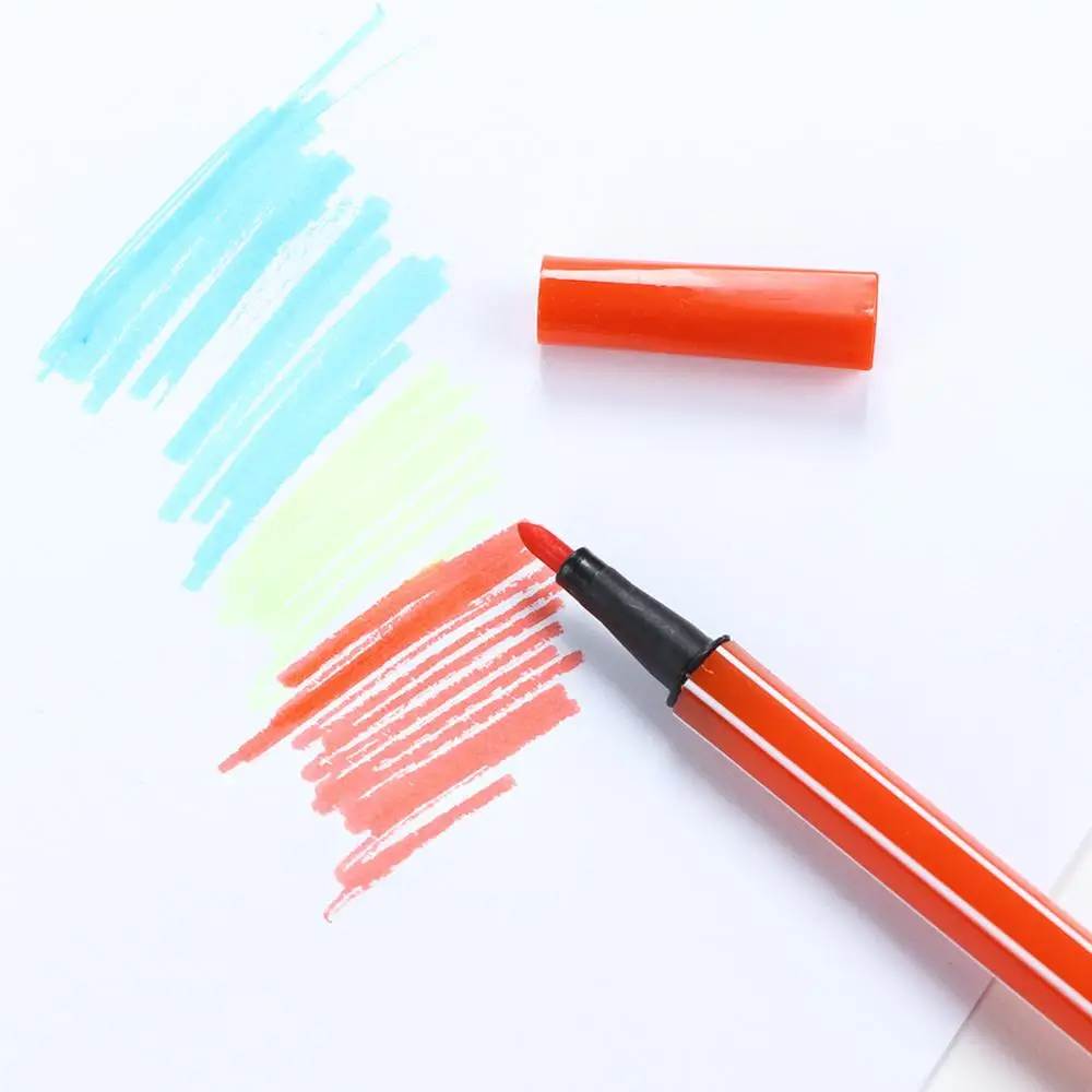 

Washable Broad Line Markers Set For Kids 12/16/24/36 Classic Bright Colors 35FP18