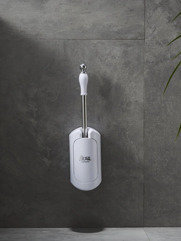 

Wall Mounted Toilet Brush Plastic No Dead End Cleaning Durable Type Toilet Brush Luxury Cepillo Inodoro Bathroom Material EI50MT