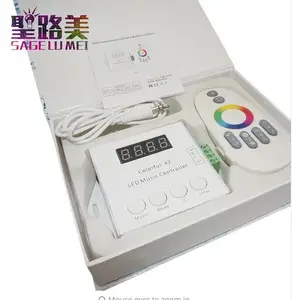 Цифровая адресная Светодиодная лента WS2812 WS2811 WS2813 6803 1903 IC, 12 В, 24 В, цветной контроллер x1 x2