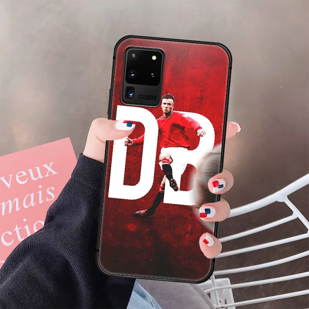 

David Beckham 7 Football Phone Case Cover Hull For Samsung Galaxy S 6 7 8 9 10 e 20 Edge Uitra Note 8 9 10 Plus black Prime Soft