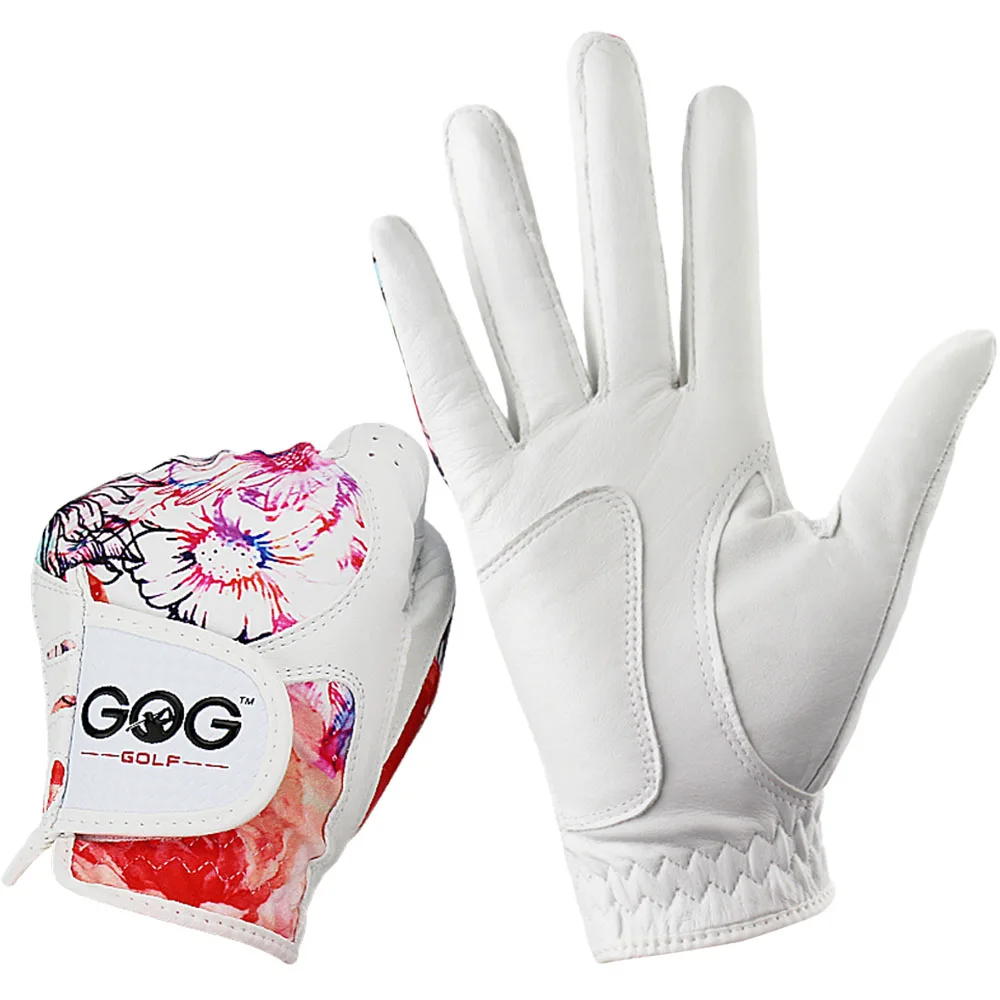 Gloves Women Left And Right Hand Genuine Leather  Lycra  Non