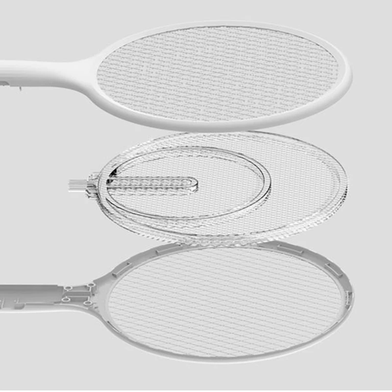 

3000V Electric Insect Racket Swatter Zapper USB 1200MAh Rechargeable Mosquito Swatter Kill Fly Bug Zapper Killer Trap