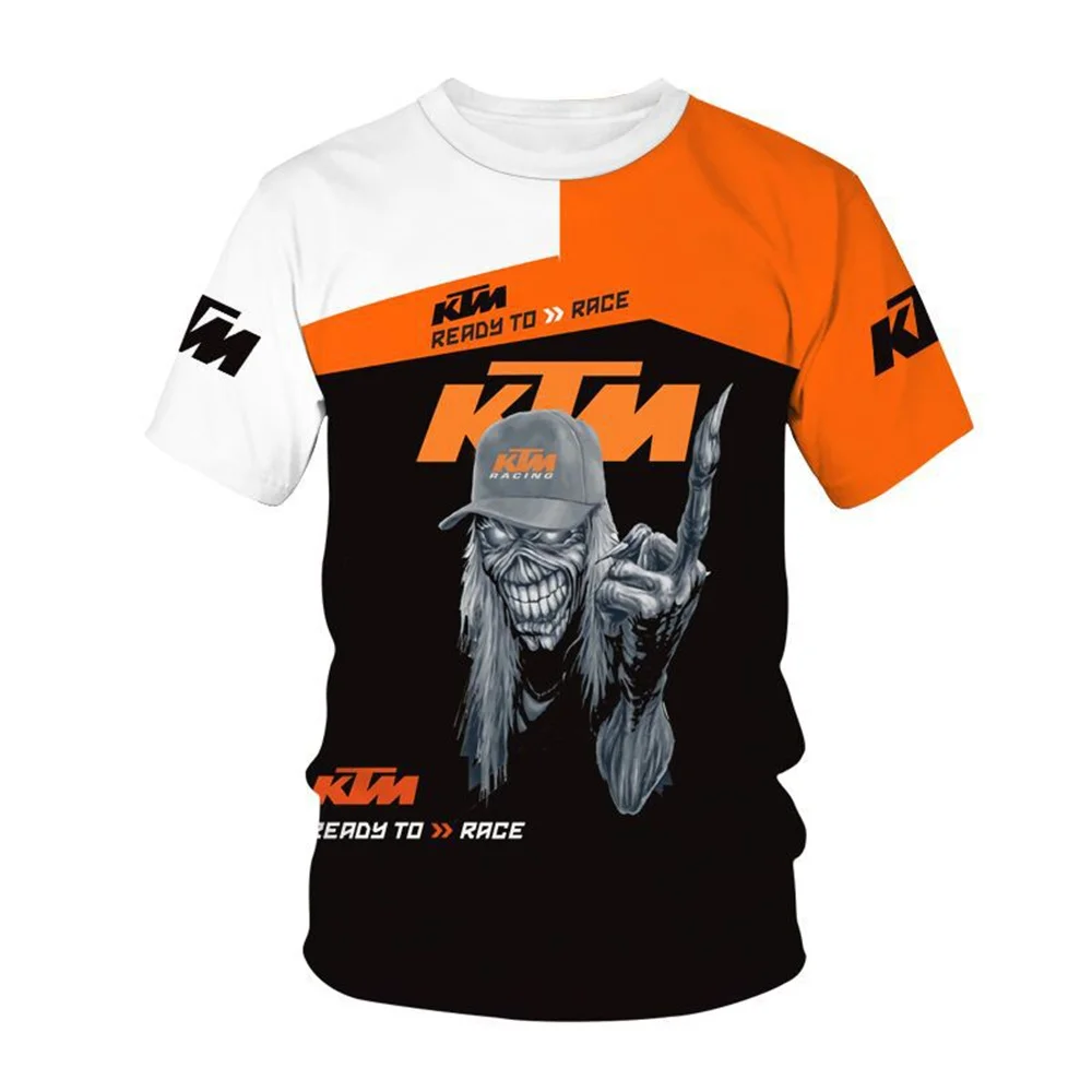 

2021 Men's 3DT Shirt Brand New Factory Racing Cool Short Top K TM Shirt Short Sleeve Outdoor T-Shirt Summer Sportswear 110-6XL