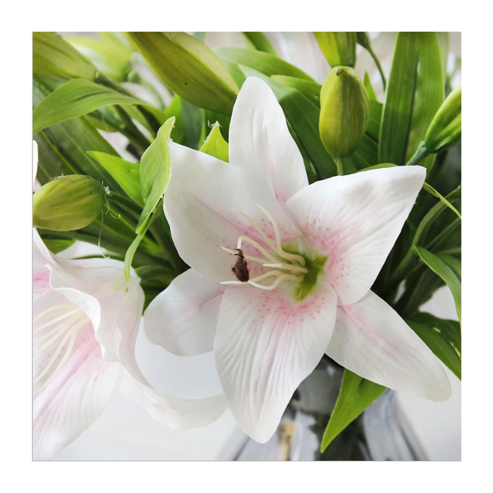 Цельнокроеное платье искусственная Калла Лилия Цветок шелковая ткань украшение