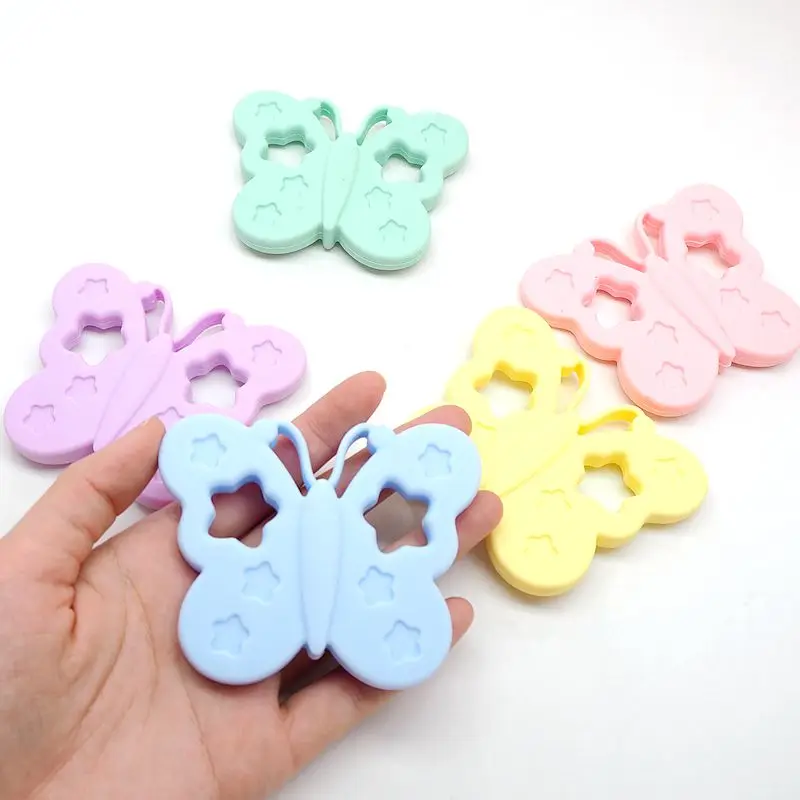 Chenkai 10 шт. не содержит Бисфенол А силиконовый Прорезыватель для зубов в форме