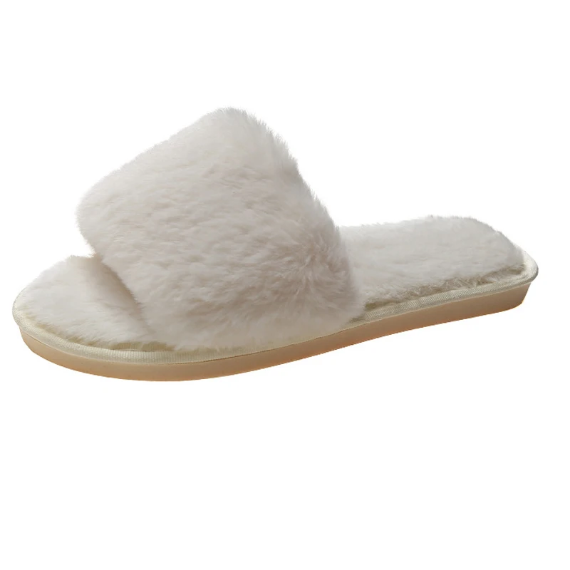 2021 женская зимняя куртка с искусственным мехом Домашние тапочки Женские