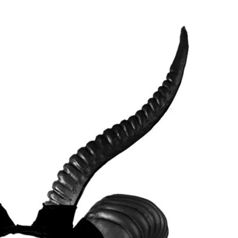 Для взрослых и детей готический искусственный Антилопа Овечий рог повязка на