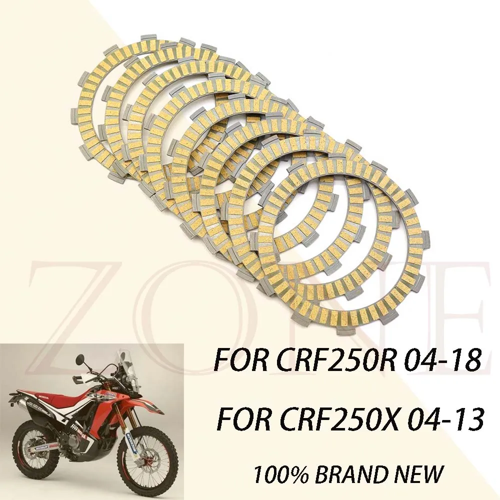 

For HONDA CRF250R CRF 250R 2008 2010 2011 2013 2014 2017 2018 CRF250X CRF 250X 04-15 Motorcycle Friction Clutch Plates Disc