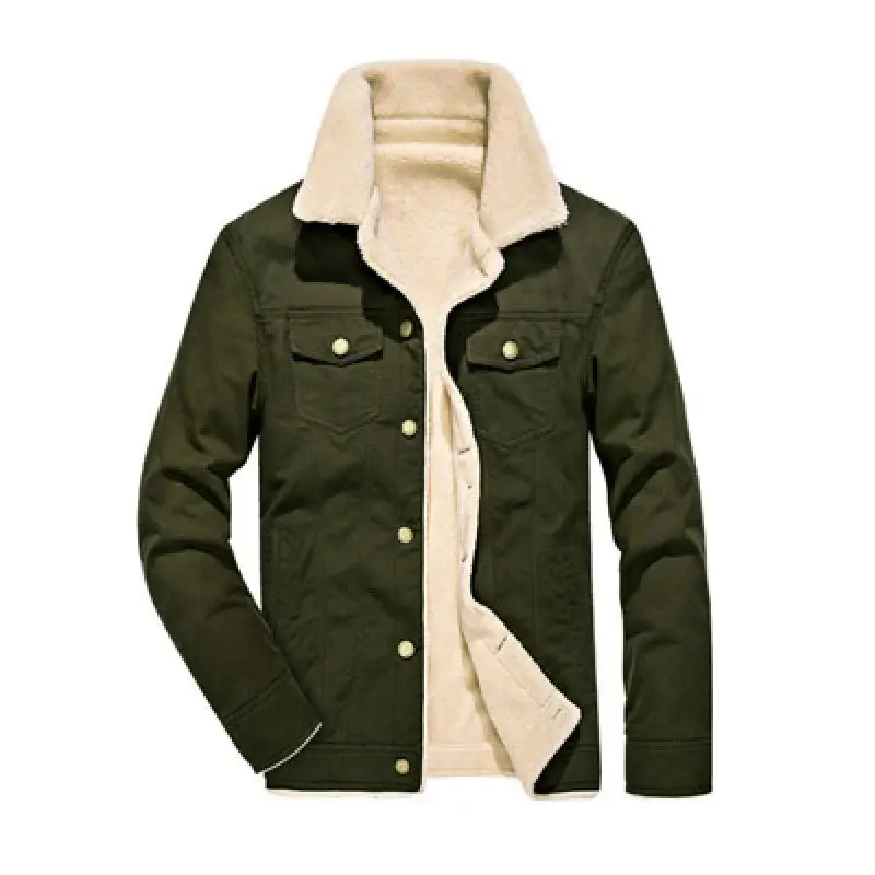 Jacket Men Windbreaker Coat Warm Male Fur Collar Army Black Jacket Tactical Men Jacket and Coats Plus Size Men Clothing 4Xl