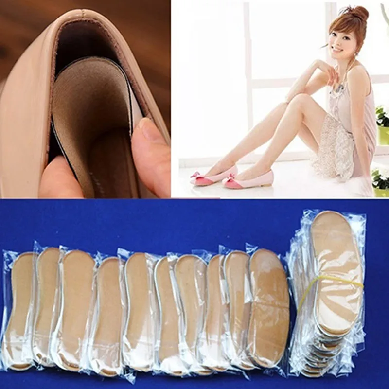 Липкие вкладыши из губки 5 пар удобные накладки на пятку защитные